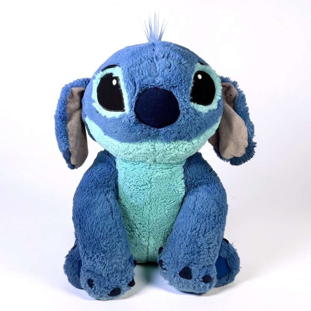 Disney Parks Stitch Plush 14" Stuffed Animal Blue Alien Lilo & Stitch Soft Toy